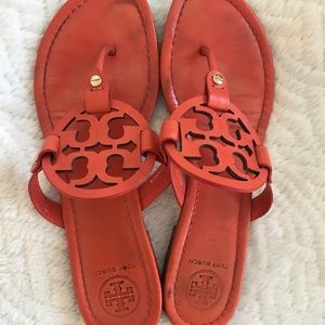Tory Burch Orange Miller Sandals